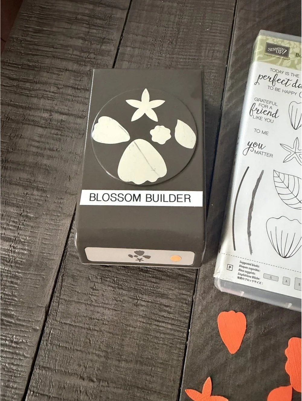 Stampin’ Up Bunch of Blossoms stamp set with Blossom Builder shape punch